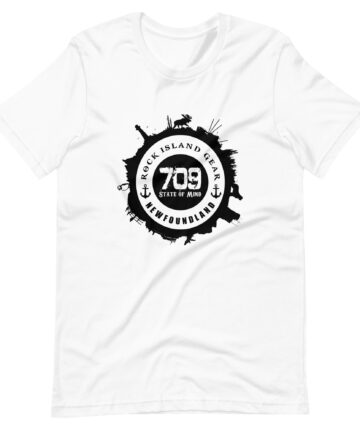 709 State of Mind Newfoundland Circle - Men's T-Shirt