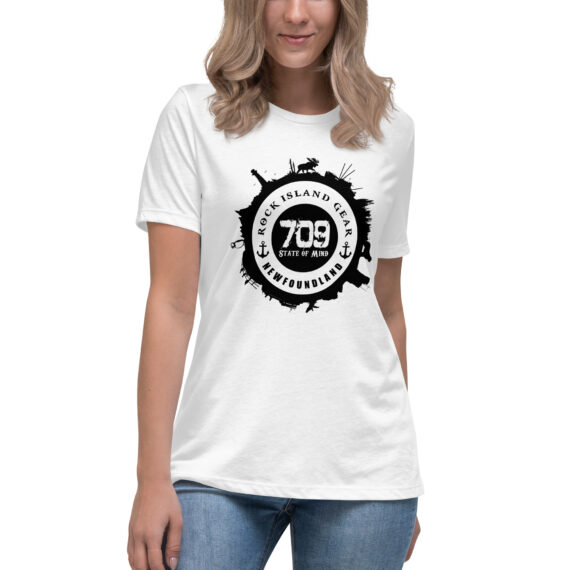 709 State of Mind Newfoundland Circle – Women’s T-Shirt – Newfoundland
